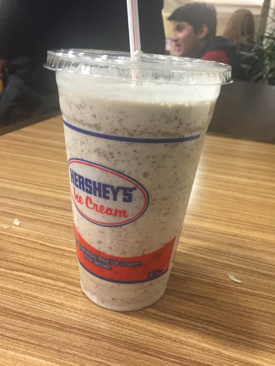 A milkshake from Cool Beans, found in the Hogan Campus Center at Holy Cross